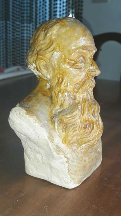 Busto de Guerra Junqueiro em Gesso Patinado