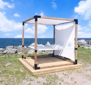 Соединители для бруса под крепление гамака. Альтанка Пергола. Комплект