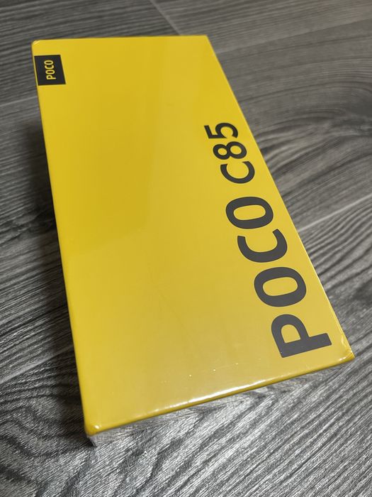 Продам POCO C85 6/128 GB NFC Black Новий в плівці! Глобальна версія
