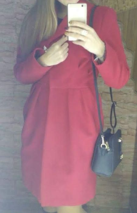 Кашемірове пальто тюльпан