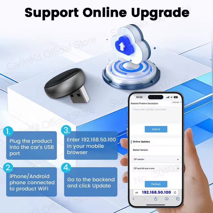 Адаптер Carlinkit 5.0 Mini Ultra 3 2air