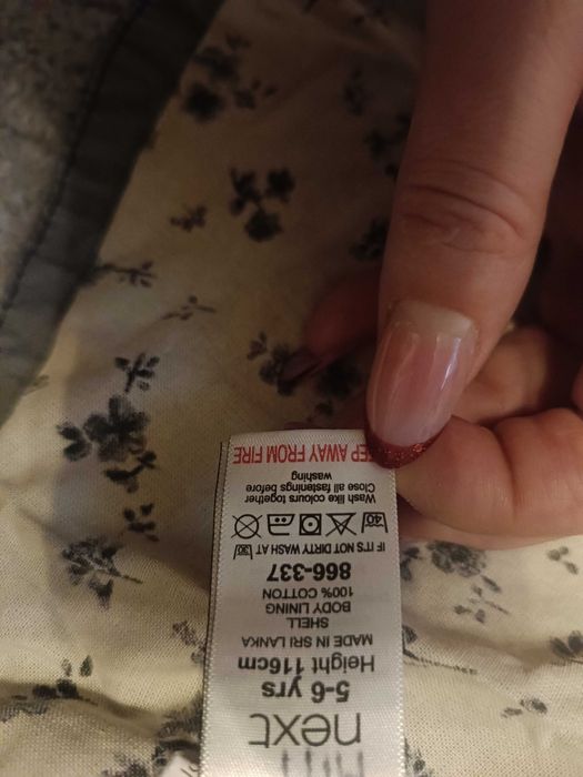 Kurtka dla dziewczynki rozmiar 116