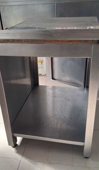 Armário baixo em Inox Industrial