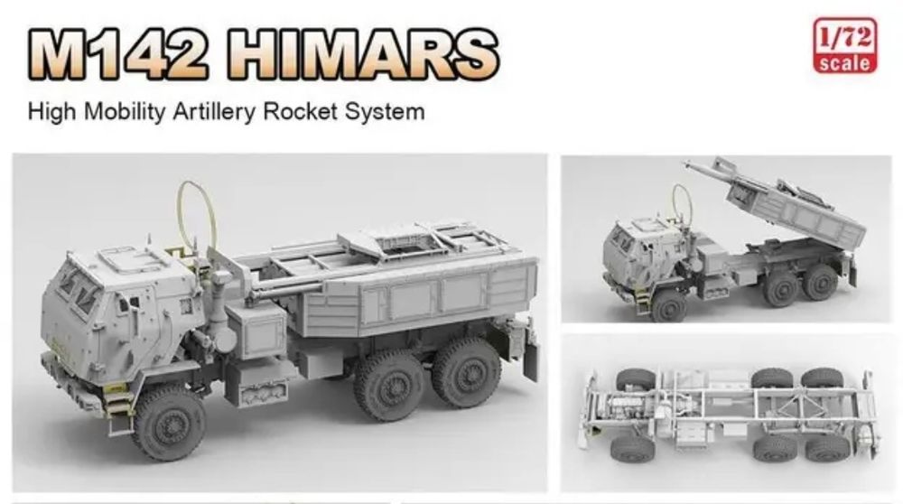 Конструктор модель M142 HIMARS военный ракетный комплекс 3D пазл