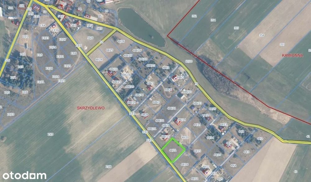 Działka budowlana 3000 m² Skrzydlewo - Widok 4