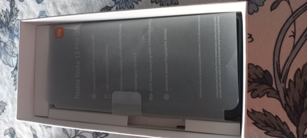 XIAOMI Redmi Note 13 Pro 5G -Novo  | 8GB RAM | 256 GB | Midnight Black