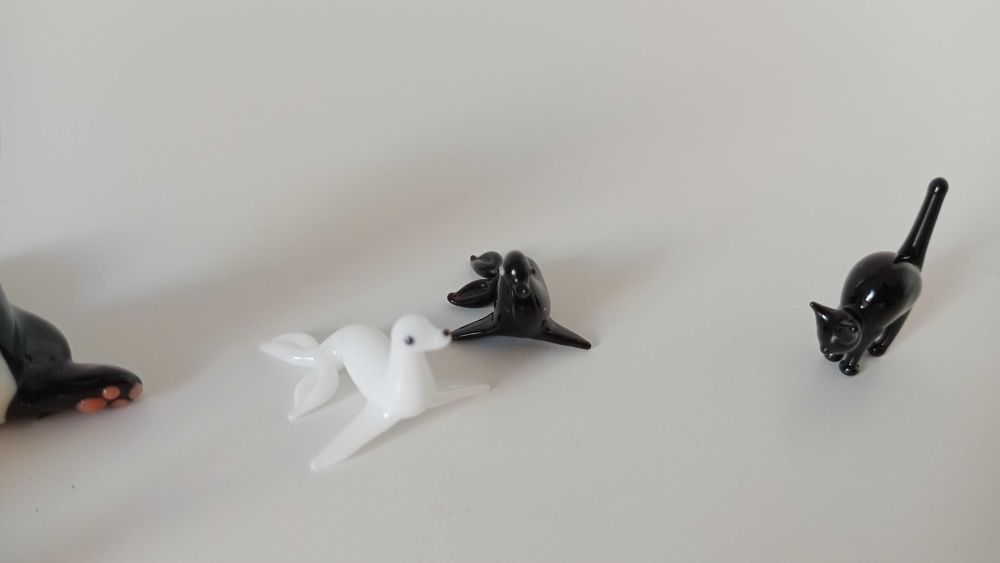 Miniaturas Animais em Vidro Murano