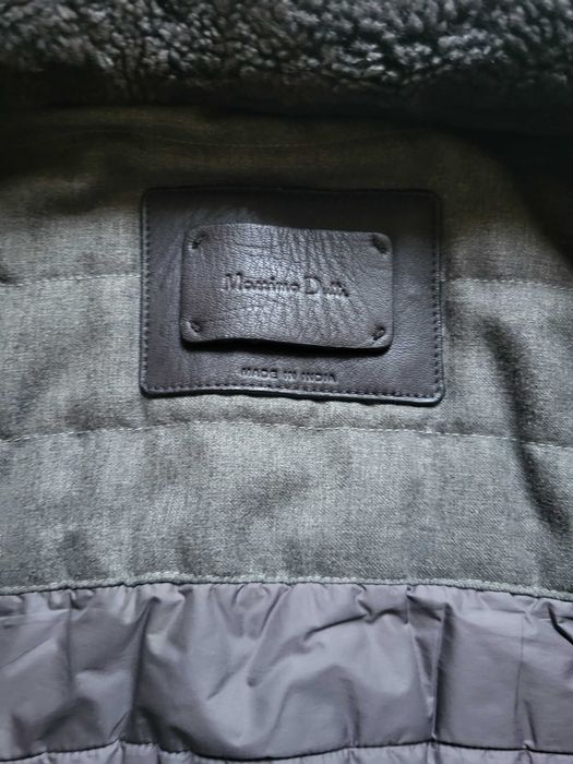 шкіряний бомбер Massimo Dutti гарний L-XL наппа овеча шкіра пілот авіатор