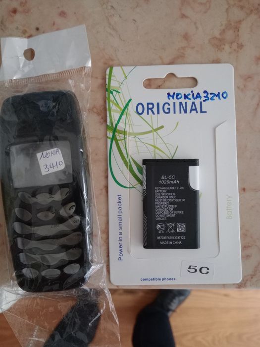 Nokia 3410 capa e bateria 3210