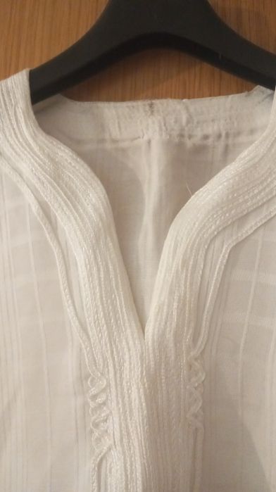 Veste islâmica muçulmana para homens, vestido de manga comprida, vesti