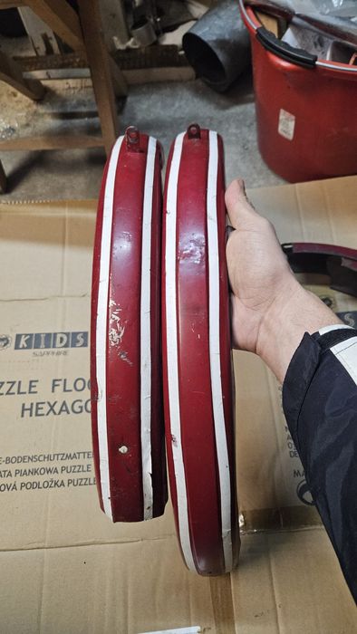 Stary zabytkowy błotnik zzr romet przedni tylny