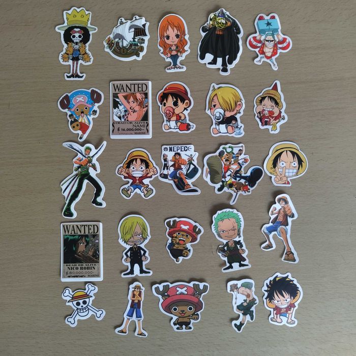 100 Autocolantes Stickers One Piece