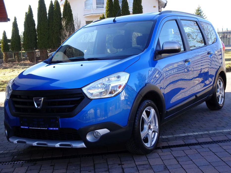 Dacia Lodgy Stepway Navi Tempomat Czujniki stan bardzo dobry