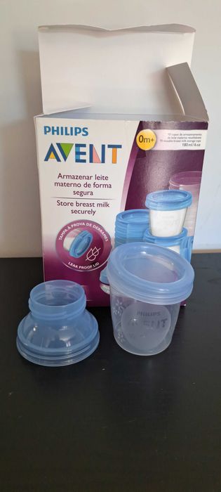 Philips AVENT copos armazenar leite materno