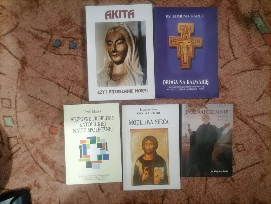 Zestaw 5 książek religijnych