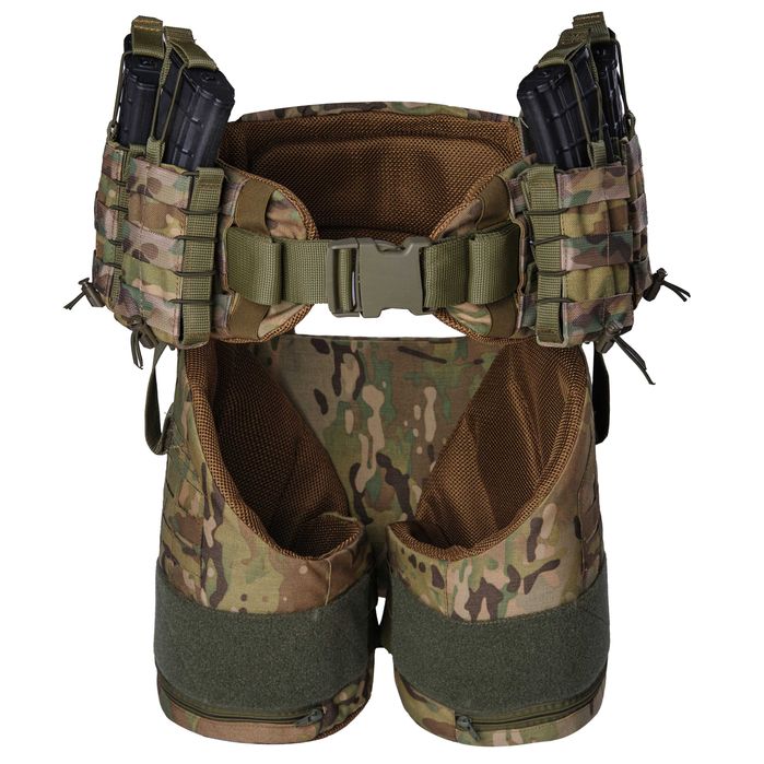 Бронежилет 6 кл ДСТУ з захистом шиї, плечей, ніг, боків, паху та РПС