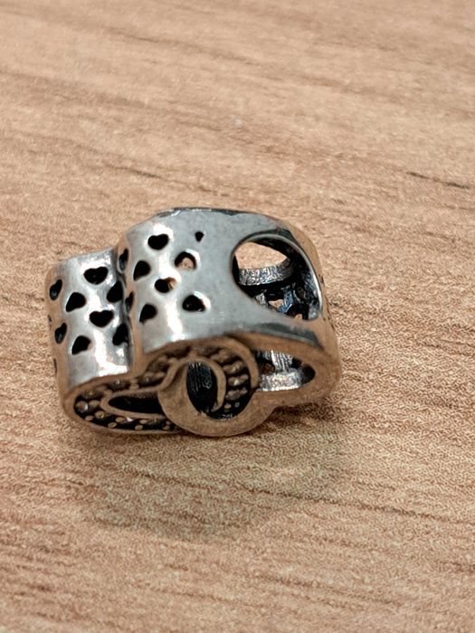 Charms, zawieszka, serce, milość, srebro 925