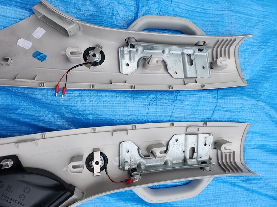 Пластик стійок з ручками і кронштейни Т5 VW Caravelle Transporter T-5