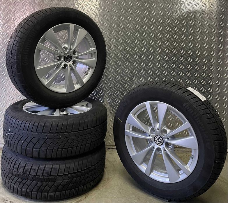 Koła volkswagen 7x16 ET52 5x112 Continental Adax Koźle
