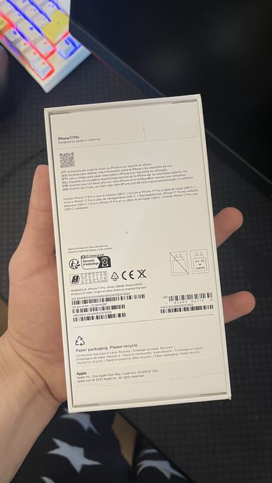 Iphone 17 Pro 256Gb Prateado