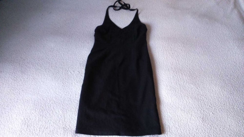 Чорна сукня з льону  від H&M    р.36