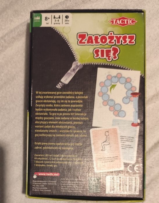 Założysz się gra planszowa