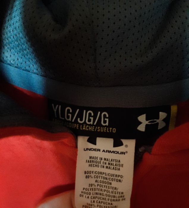 Толстовка з капюшоном Under Armour червона/ красная