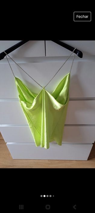 Top com alças brilhos