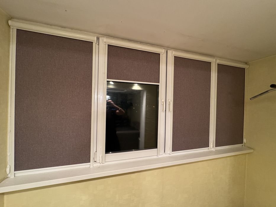 Готовые Ролеты тканевые,блекаут жалюзи, день-ніч, ролети тканеві