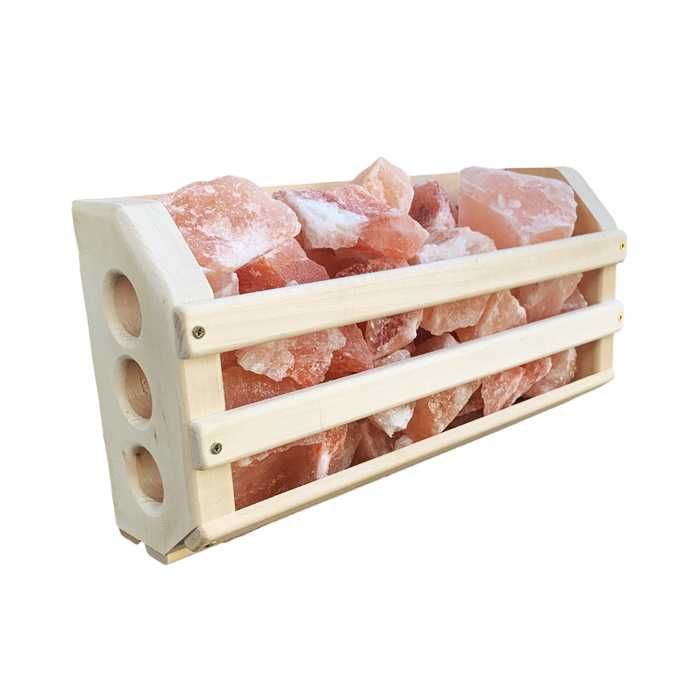 Гималайская розовая соль 10 кг Полка PRO для бани и сауны