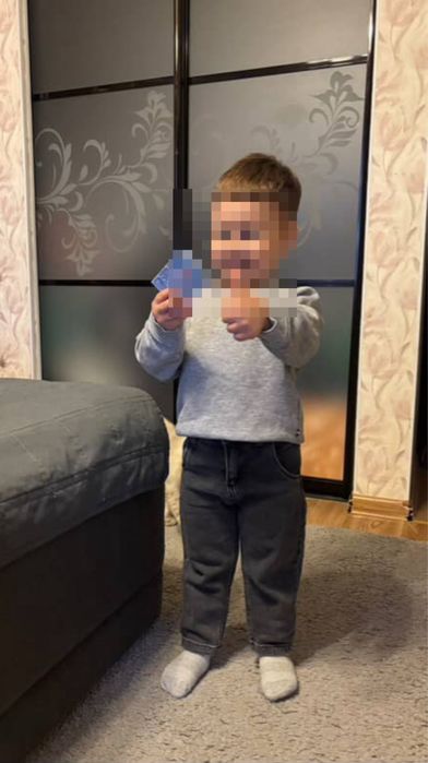 Чорні / сірі джинси 92р