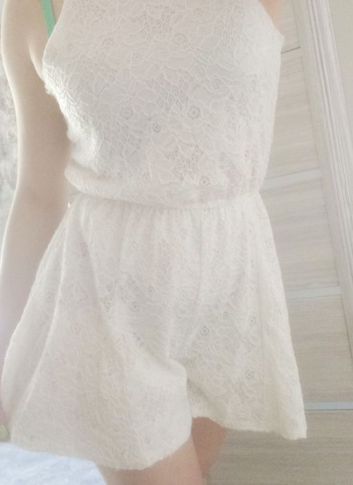 Лот одягу пакет сукня спідниця джинсова лосіни комбінезон білий ромпер