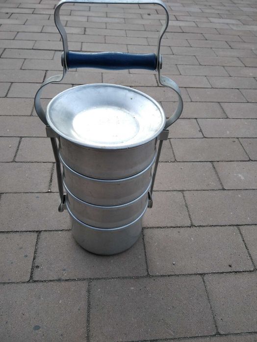 4-częściowa menażka aluminiowa