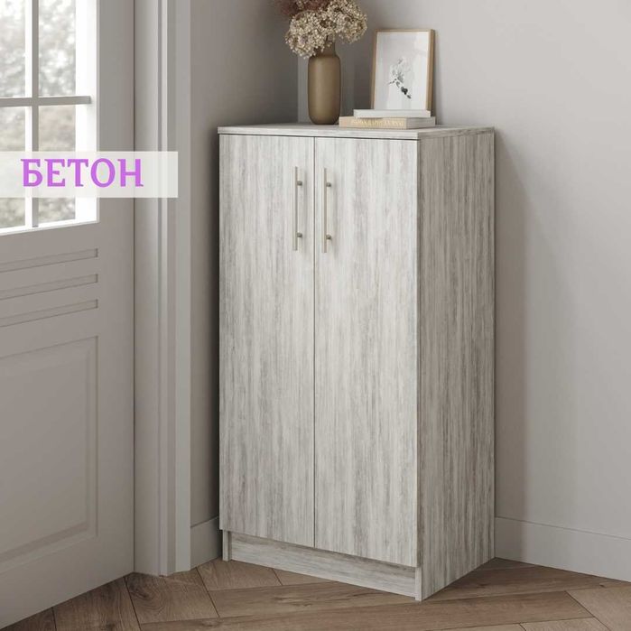 СЕРТИФІКОВАНА ЯКІСТЬ‼️Шафа для взуття Полиця взуттєва закрита із ЛДСП