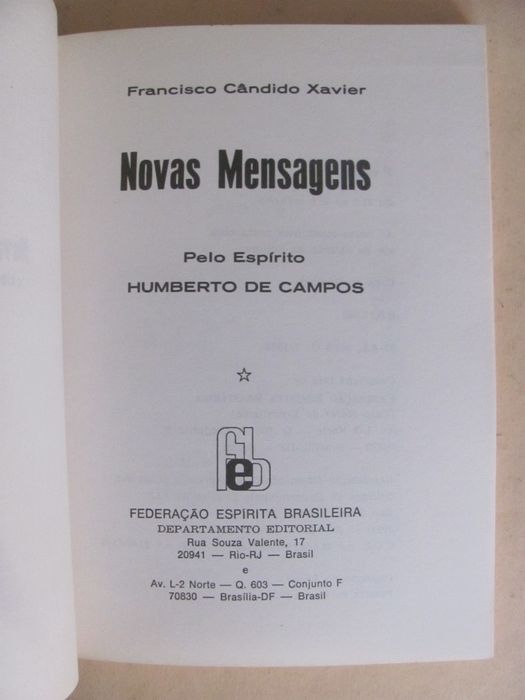 Novas Mensagens de Francisco Cândido Xavier