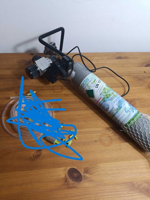 akwariowa butla CO2 z elektozaworem noursun