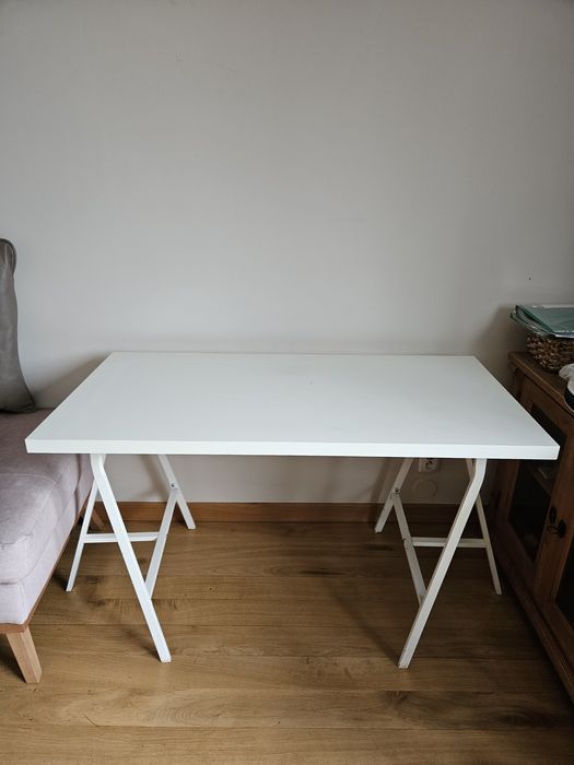 Ikea Linnmon białe biurko klasyk