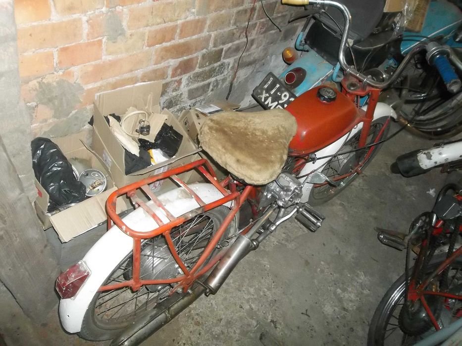 Мопед газовик Рига13 на ходу