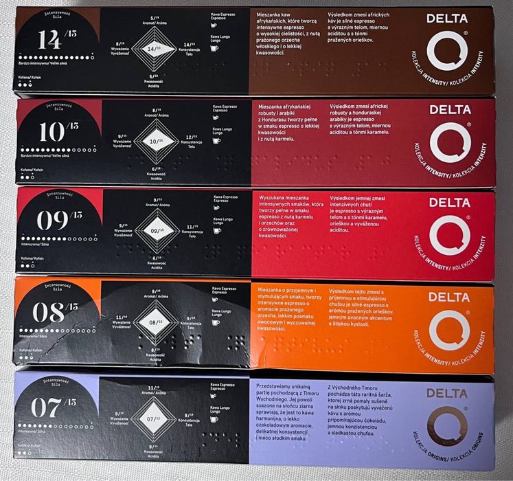 Капсули для капсульної кавоварки Delta Q та Delta Q mini