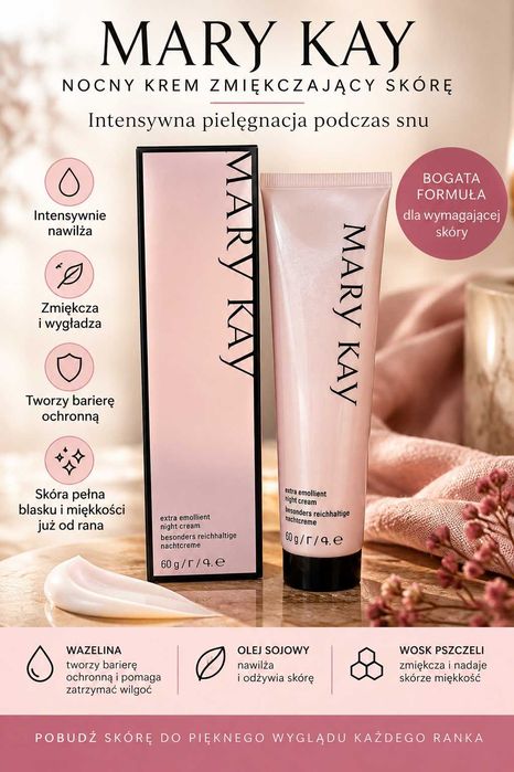 Nocny krem zmiękczający Mary Kay