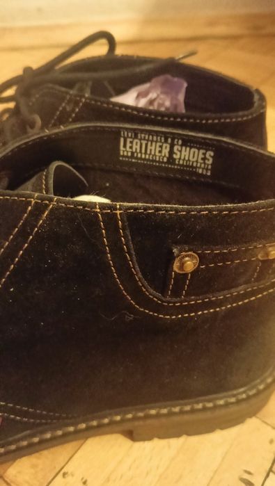 Buty Levi's Leather Shoes r.44 nubuk/zamsz
