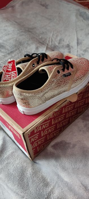 Детские Нові дитячі vans cracked leather cold розмір 31