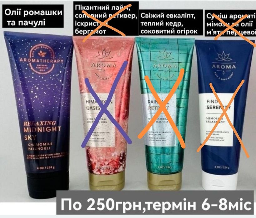 Крема для тіла 226 гр Bath and Body works, bbw