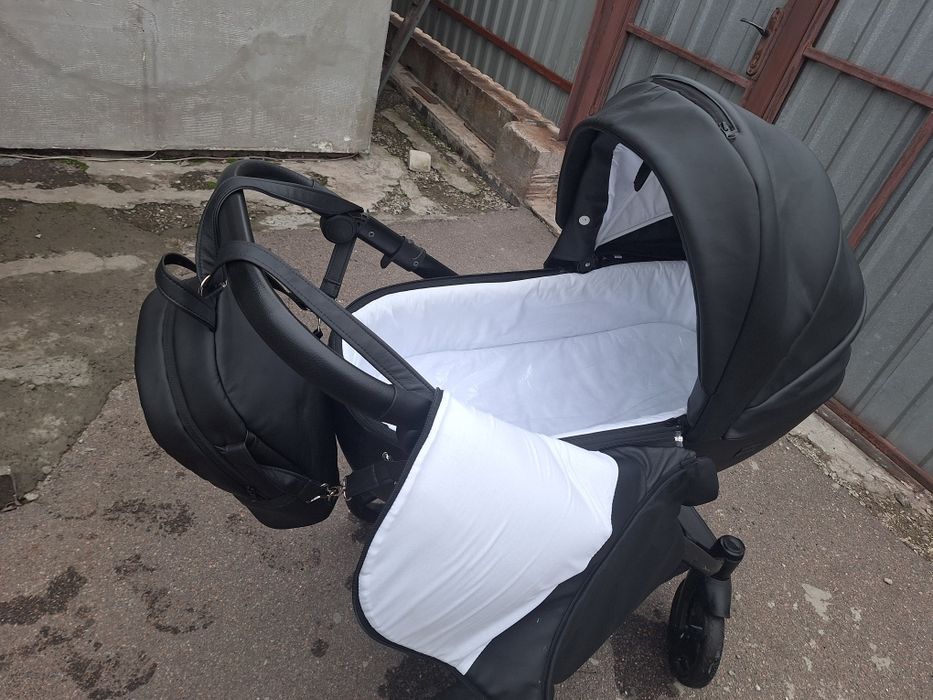 Дитяча коляска Bexa 2 в 1 екошкіра