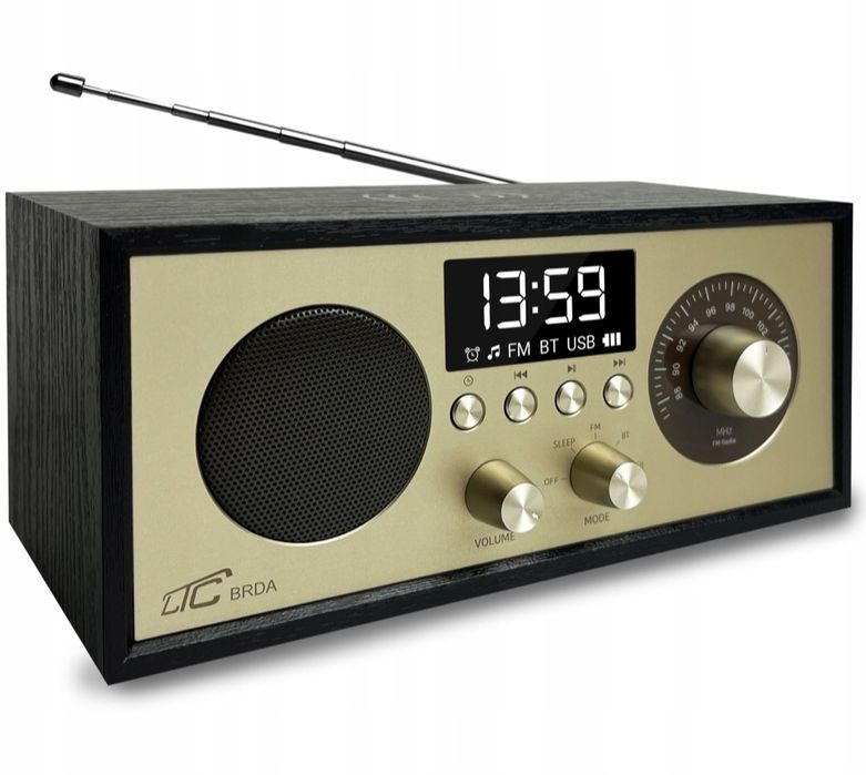 Radio przenośne FM bluetooth, ładowanie indukcyjne LTC
