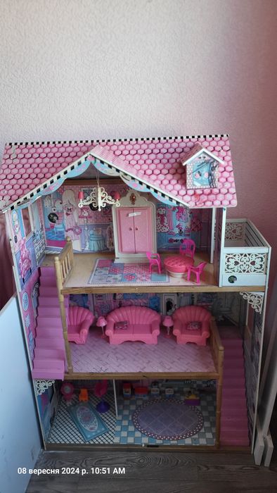 Дім для Барбі, для ляльок, ляльковий дім