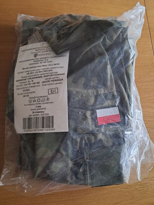 Mundur polowy letni XL/S nowy 124 L MON