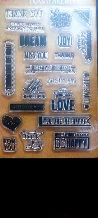 Carimbos em silicone - Novos