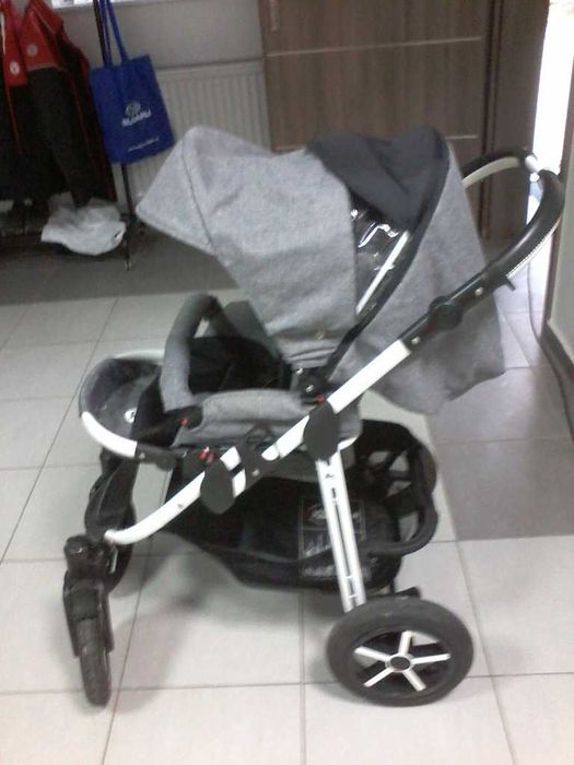 wozek 3w1 emjot black&white- uzywany