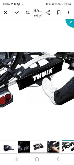 THULE BOX Dachowy / BAGAZNIK Rowerowy
